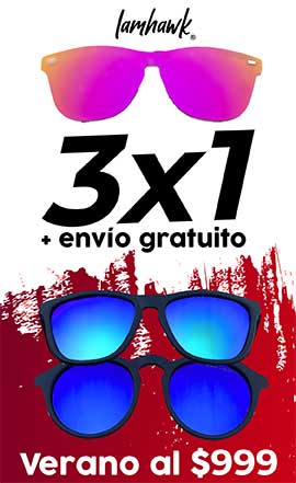3x1 Lentes de Sol + Envío Gratis
